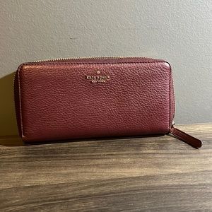 kate spade leila large continental wallet